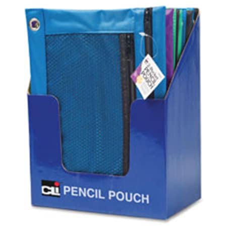 Vertex Charles Leonard 2-Pocket Mesh Pencil Pouches, 24 Per Display VE2655766